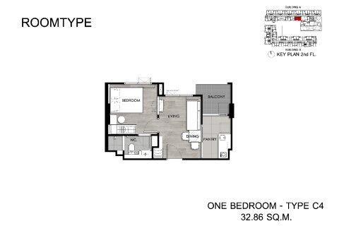 Condo à Bangkok, Thaïlande, 1 chambre  № 165383 - photo 16