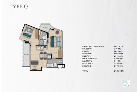 Condo à Rawai, Thaïlande, 2 chambres  № 165683 - photo 17