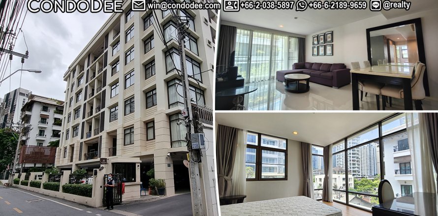 Condo à Khlong Toei, Bangkok, Thaïlande, 2 chambres № 201097