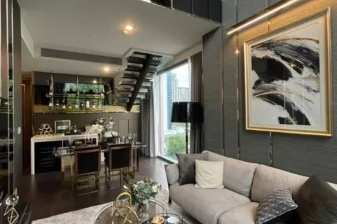 Дуплекс в Ваттхане, Бангкок, Таиланд с 2 спальнями № 215387