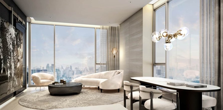 Condo à Bangkok, Thaïlande, 2 chambres  № 166934