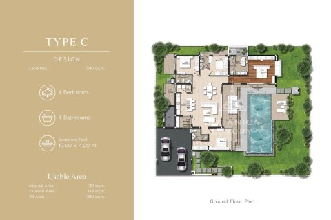 Villa in Phuket, Thailand 3 bedrooms № 166465 - photo 6