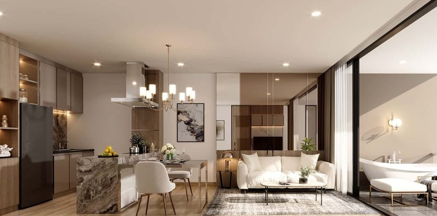 Квартира в The Balance By The Beach, Карон, Таиланд с 2 спальнями  № 153720