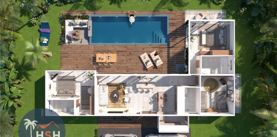 Villa in Koh Pha Ngan, Thailand 3 bedrooms № 179969