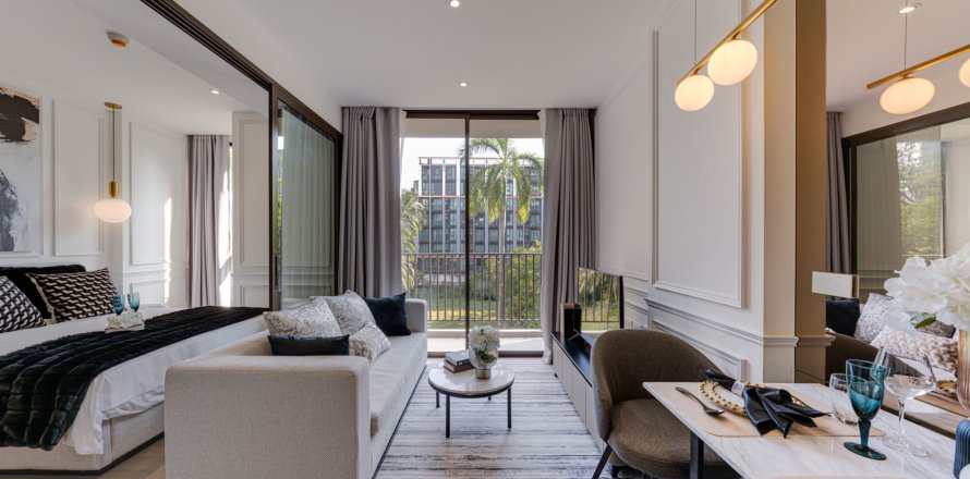 Studio in the Condo in Khlong Toei, Bangkok, Thailand № 159663