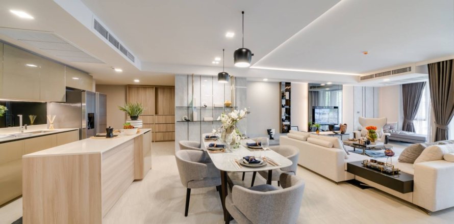 Condo à Bangkok, Thaïlande, 3 chambres  № 181174