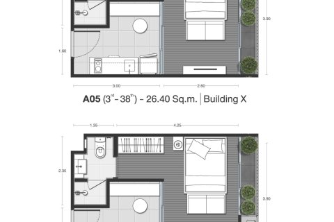 Condo à Bangkok, Thaïlande, 1 chambre  № 165156 - photo 13