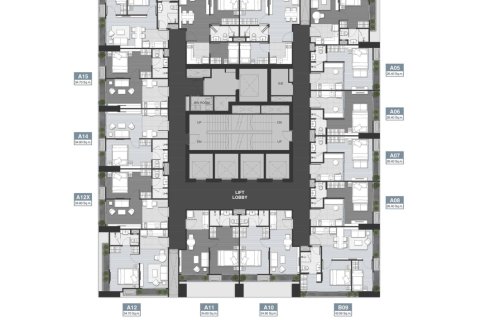 Condo à Bangkok, Thaïlande, 1 chambre  № 165156 - photo 14