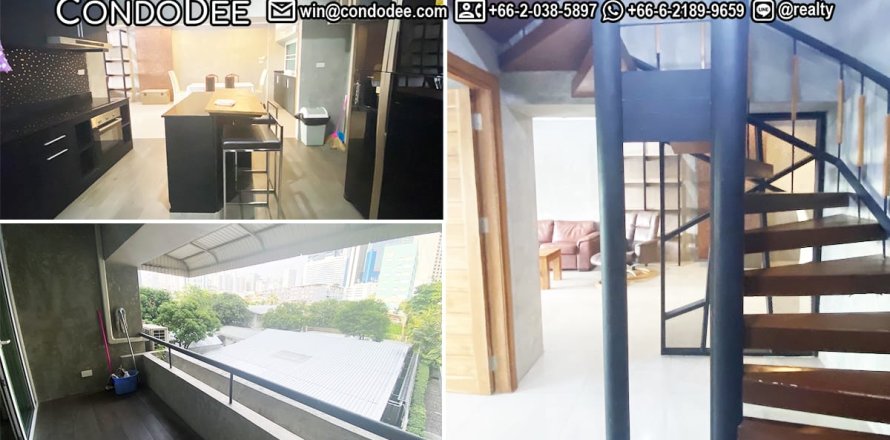 Condo à Khlong Toei, Bangkok, Thaïlande, 3 chambres № 200962