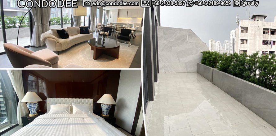 Condo à Watthana, Bangkok, Thaïlande, 3 chambres № 200963