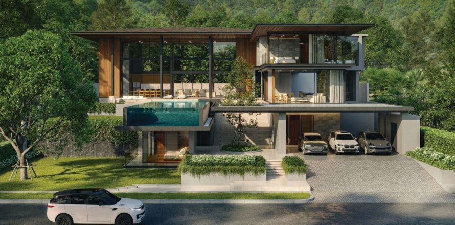 Вилла в Камале, Таиланд с 5 спальнями  № 170214