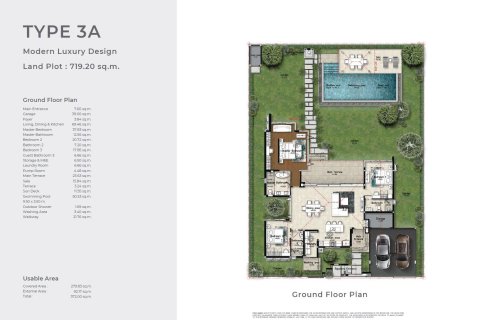 Вилла в Камале, Таиланд с 3 спальнями  № 170217 - фото 24