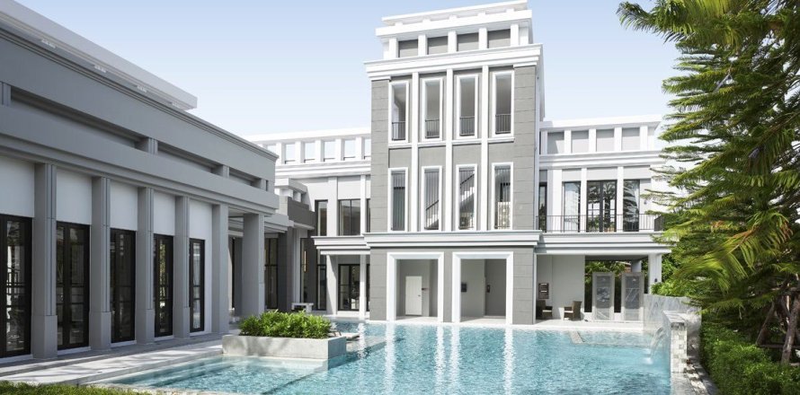 Дом в Тави Ваттане, Бангкок, Таиланд с 4 спальнями  № 169410