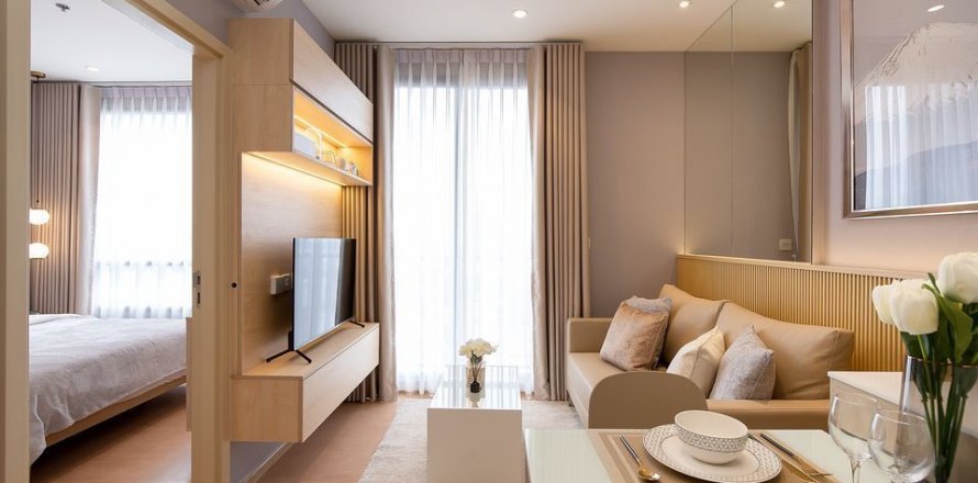 Studio dans le Condo à Watthana, Bangkok, Thaïlande № 137366