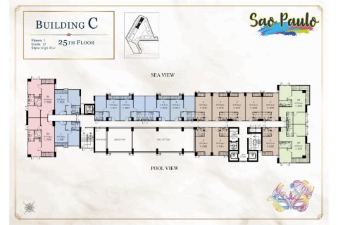 Condo in Pattaya, Thailand, 2 bedrooms  № 165622 - photo 21