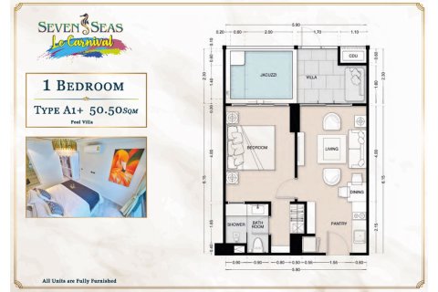 Condo in Pattaya, Thailand, 1 bedroom  № 165623 - photo 21