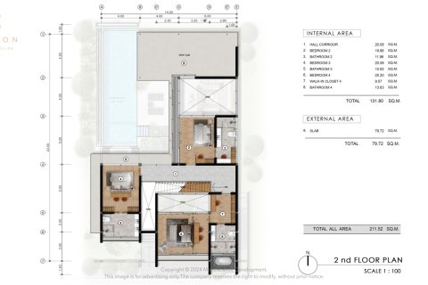 Вилла в Банг Тао, Таиланд с 4 спальнями  № 165541 - фото 16