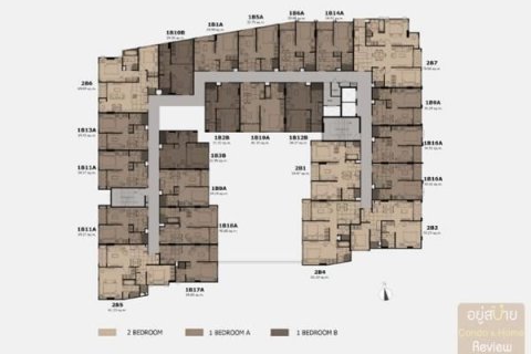 Studio dans le Condo à Huai Khwang, Bangkok, Thaïlande  № 148230 - photo 5