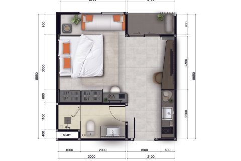 Eigentumswohnung in Chalong, Thailand, 1 Schlafzimmer № 222354 - Foto 30