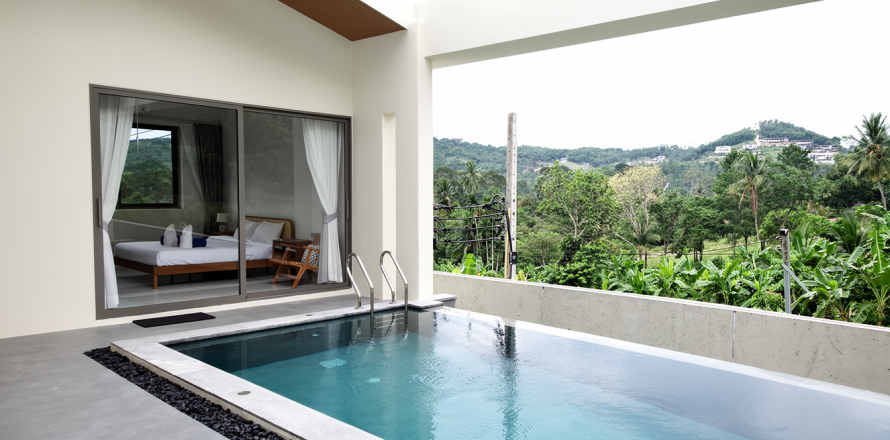 Villa à Ko Samui, Thaïlande 3 chambres № 173479