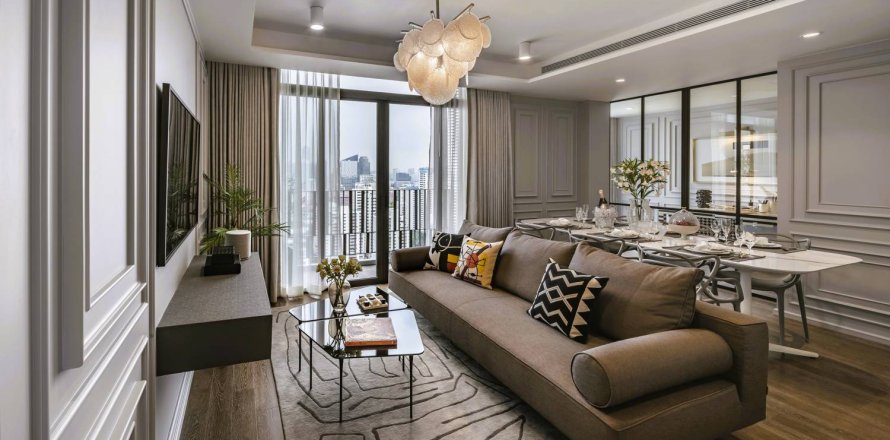 Condo à Bangkok, Thaïlande, 2 chambres  № 180865