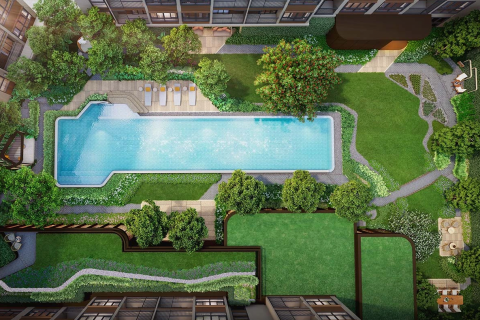 Condo à Bang Kapi, Bangkok, Thaïlande, 2 chambres  № 146221 - photo 6