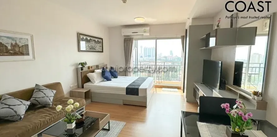 Estudio en el condominio en Jomtien Beach, Pattaya, Tailandia № 213077