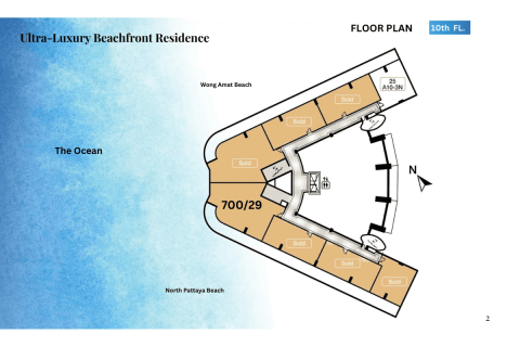 Condo à Pattaya, Thaïlande, 3 chambres № 154169 - photo 26