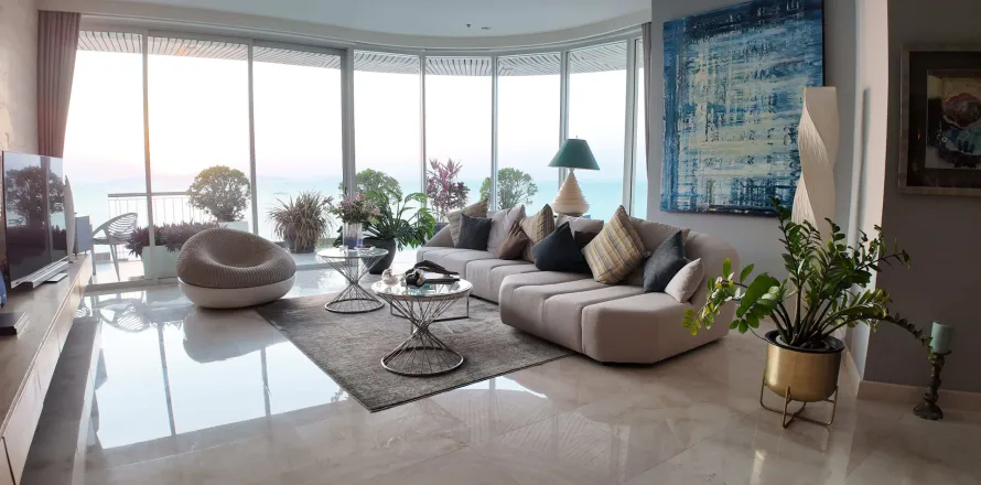 Condo à Pattaya, Thaïlande, 3 chambres № 154169