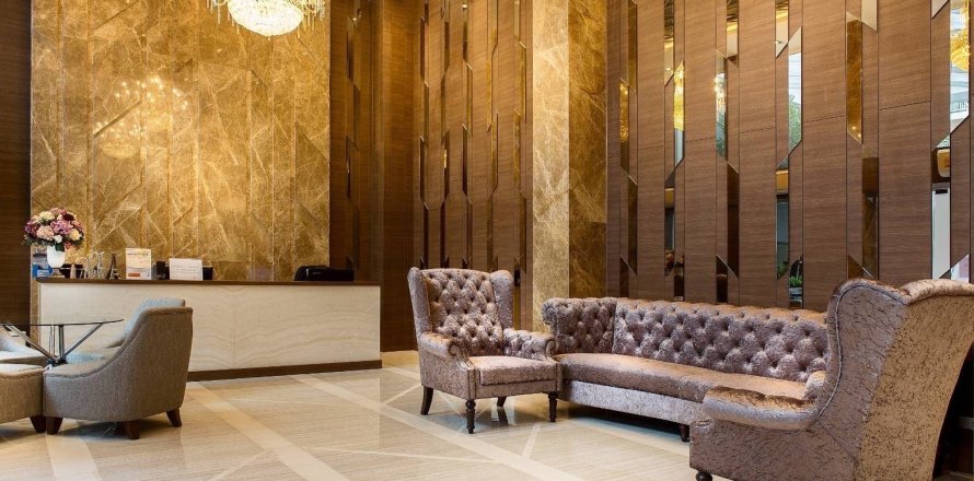 Студия в кондо в Ваттхане, Бангкок, Таиланд № 163116