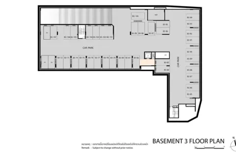 Eigentumswohnung in Watthana, Bangkok, Thailand, 2 Schlafzimmer № 217585 - Foto 21