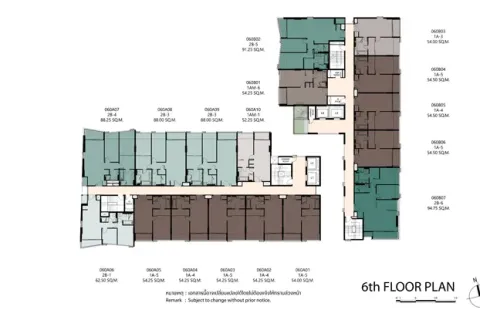 Eigentumswohnung in Watthana, Bangkok, Thailand, 2 Schlafzimmer № 217585 - Foto 26