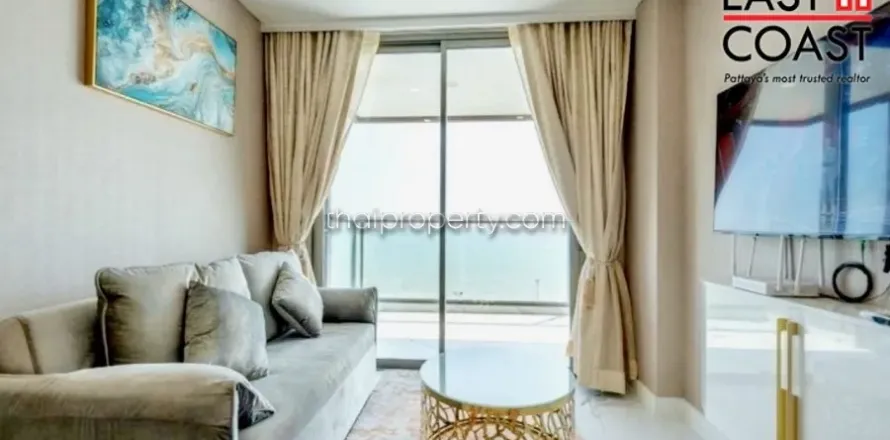 Condominio de 2 dormitorios en Jomtien Beach, Pattaya, Tailandia № 212637