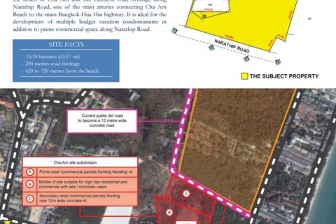 Земельный участок в Ча-аме, Таиланд  № 115186 - фото 4