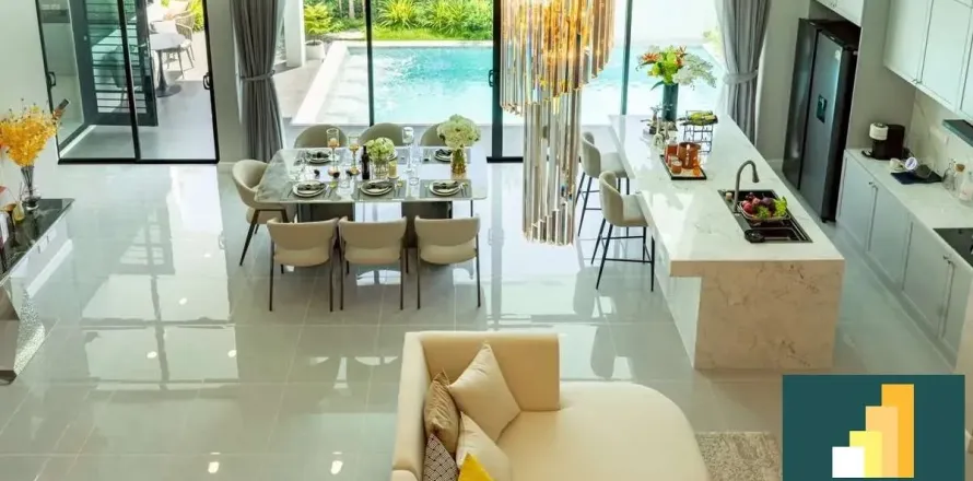 Casa de 4 dormitorios en Pattaya, Tailandia № 210868