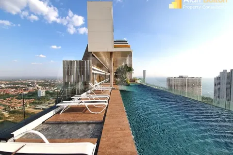Studio dans le Condo sur Jomtien Beach, Pattaya, Thaïlande  № 210870