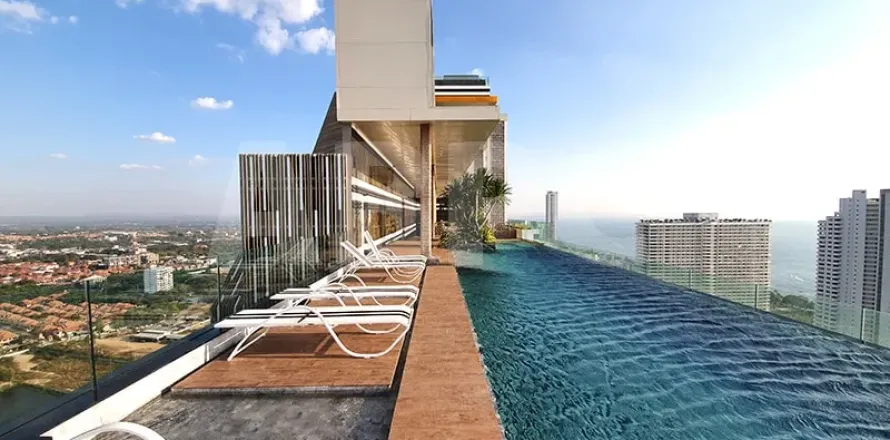 Estudio en el condominio en Jomtien Beach, Pattaya, Tailandia № 210870