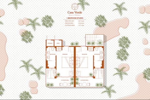 Villa in Koh Pha Ngan, Thailand 1 Schlafzimmer № 222723 - Foto 19