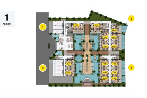 Condo à Rawai, Thaïlande, 2 chambres  № 165465 - photo 16