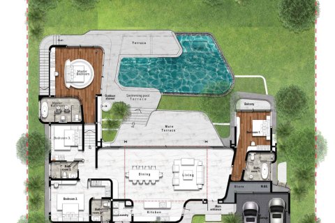 Villa à Bang Tao, Thaïlande 4 chambres № 166424 - photo 19