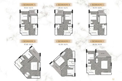 Condo à Pattaya, Thaïlande, 1 chambre № 165815 - photo 16