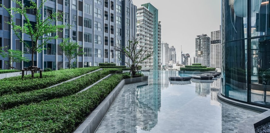 Condo à Bangkok, Thaïlande, 1 chambre № 187255