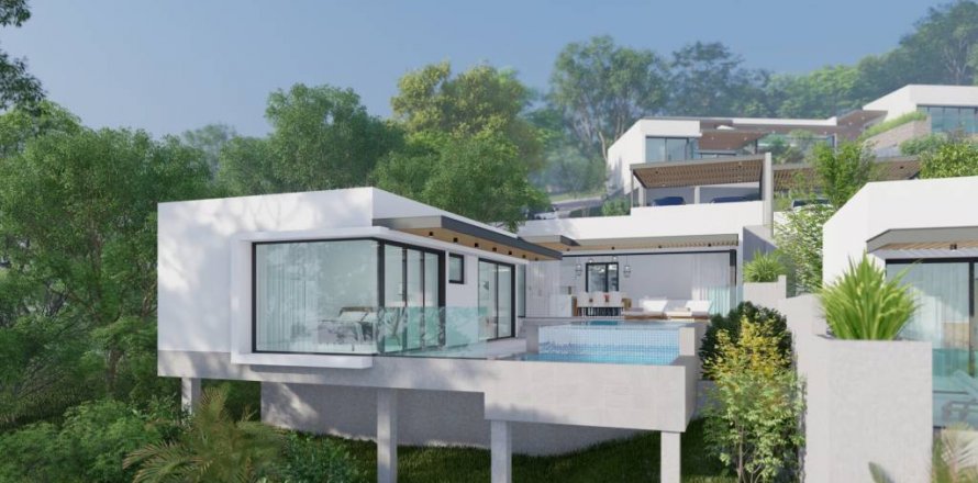 Вилла в Самуи, Таиланд с 3 спальнями  № 135225