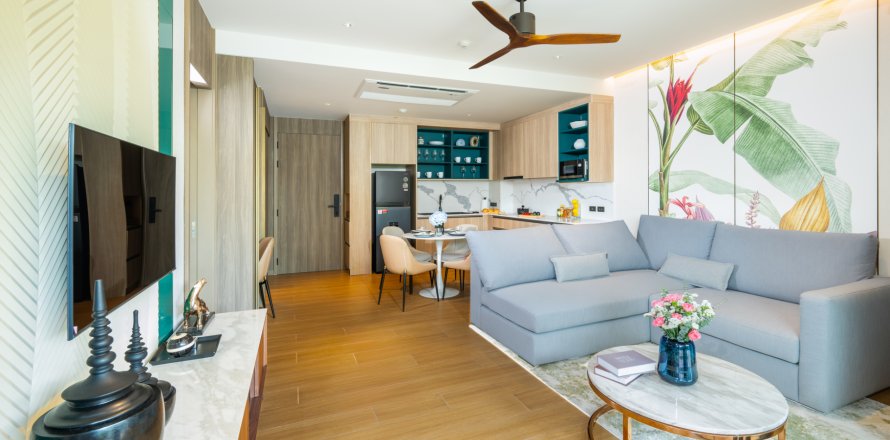 Квартира в Паттайе, Таиланд с 2 комнатами  № 159809