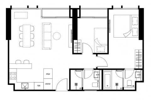 Condo in Bangkok, Thailand, 2 bedrooms  № 143457 - photo 14