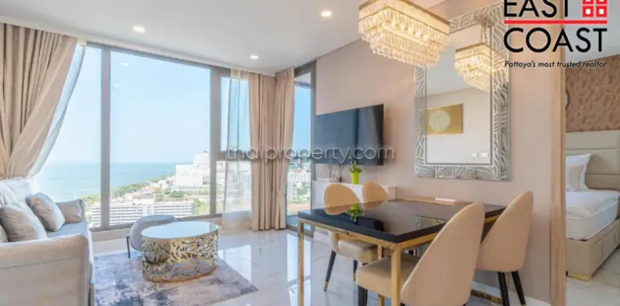 Condominio de 1 dormitorio en Jomtien Beach, Pattaya, Tailandia № 212808