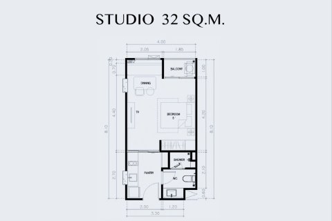 Studio dans le Condo à Phuket, Thaïlande  № 158977 - photo 3