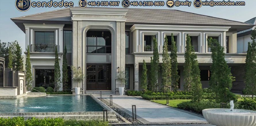 บ้านในคันนายาว, กรุงเทพฯ, ประเทศไทย 5 ห้องนอน № 149681