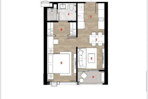 Студия в кондо в Пхукете, Таиланд № 147701 - фото 12