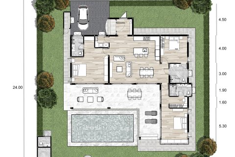 Villa in Hua Hin, Thailand 3 bedrooms № 169808 - photo 18